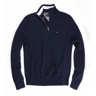 Tommy Hilfiger Sweter Meski na zamek - Half Zip